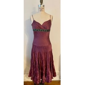 Betsey Johnson vintage Y2K silk slip dress